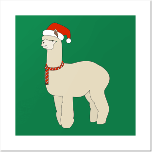 Christmas Llama Digital Art | Christmas Special | illusima Posters and Art